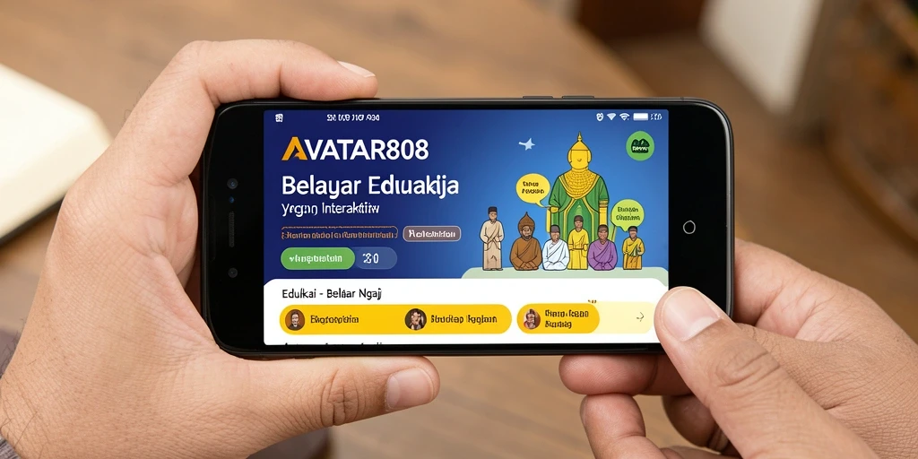 Antarmuka pengguna AVATAR808 yang intuitif dan menarik.