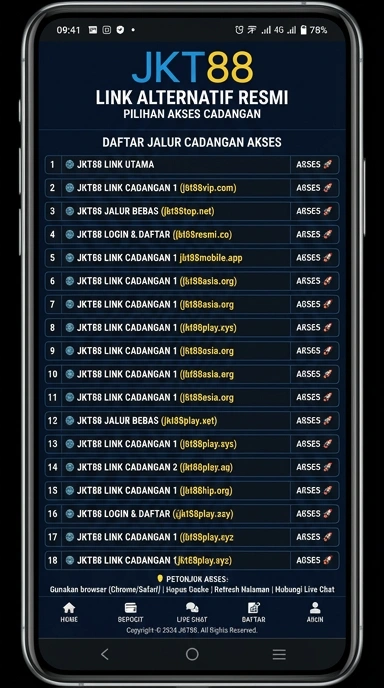 Link Alternatif jkt88 Terbaik untuk Unduh APK